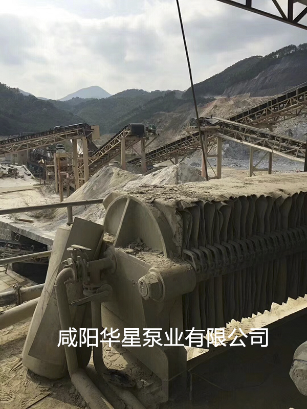 陶瓷柱塞(sāi)泵使用現場礦山(shan)開采尾礦處理