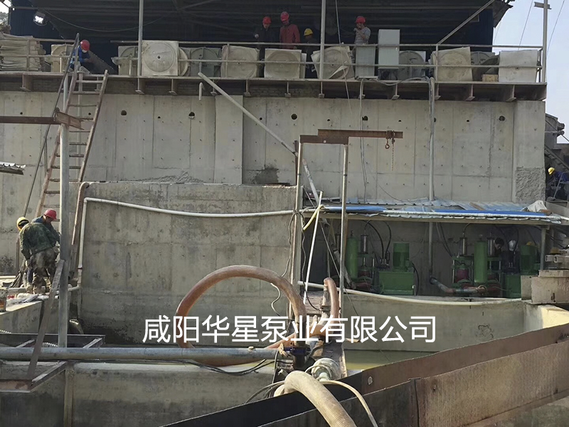 陶瓷柱塞泵(beng)使用現場礦山開(kāi)采尾礦處理